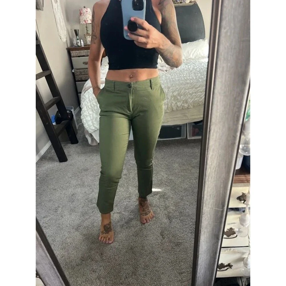 Gap relaxed girlfriend pants 4